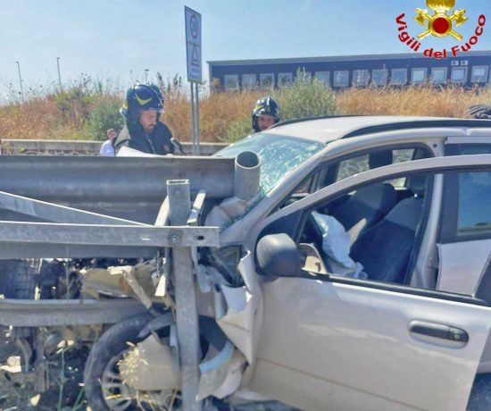 Civitavecchia - L'incidente in via Pierluigi Marchi