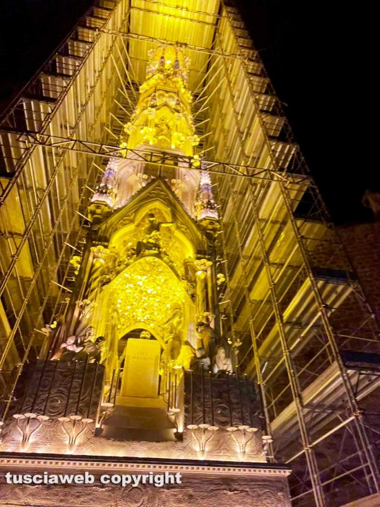Macchina di Santa Rosa - La prova luci di Dies Natalis