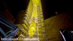 Macchina di Santa Rosa - La prova luci di Dies Natalis