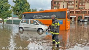 Viterbo - Tangenziale ovest allagata