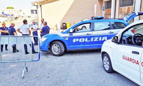 Civitavecchia - Guardia costiera e polizia stradale