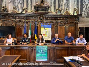 Viterbo - La presentazione del torneo interforze Santa Rosa 2024