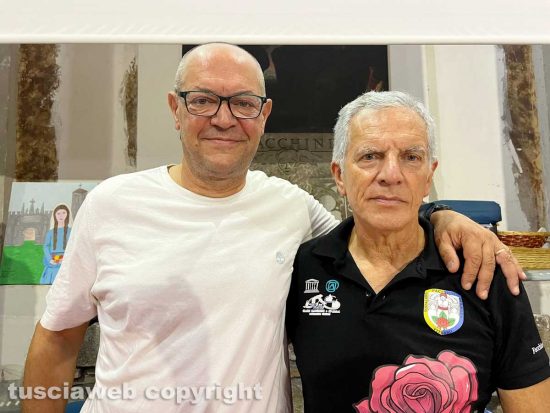 Luigi Aspromonte con Massimo Mecarini