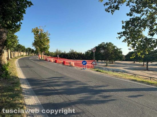 Viterbo - Interdetta l'area di sosta su strada Terme