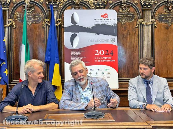 Viterbo - Da sinistra, Andrea De Carlo, Alfonso Antoniozzi e Emanuel Fulvi