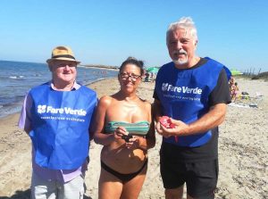 San Giorgio - I posacenere regalati ai bagnanti