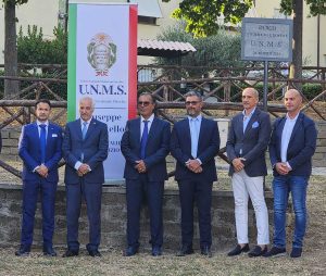 Soriano nel Cimino - Intitolazione del parco alle vittime del dover Unms