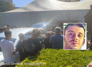 Civitavecchia - I funerali di Gabriele Romiti