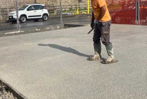 Viterbo - I lavori a piazza Crispi