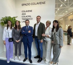 Civita Castellana - Il sindaco Giampieri al Cersaie 2024