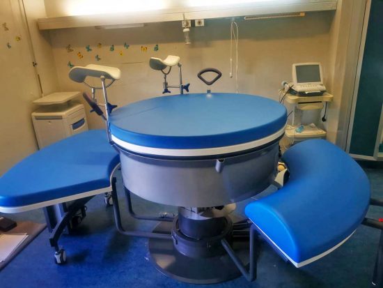 Viterbo - I nuovi letto da parto all'ospedale di Belcolle