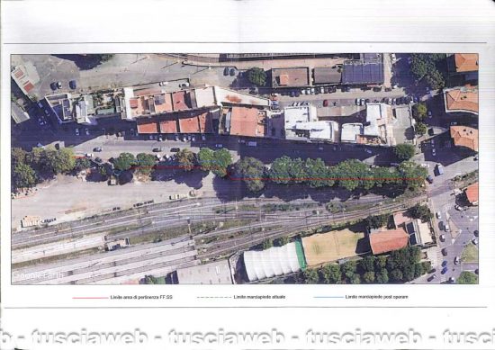Viterbo - Il progetto su viale Francesco Baracca - Lo schema progettuale
