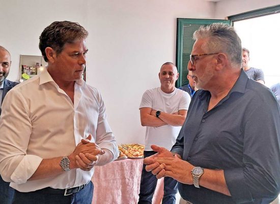 Terni - Il sovrintendente della polizia di stato Luca Viti lascia la questura 
