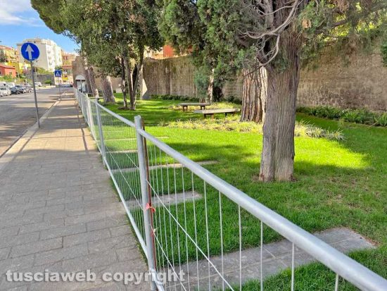 Viterbo - Il parco Melvin Jones ancora chiuso