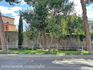 Viterbo - Il parco Melvin Jones ancora chiuso
