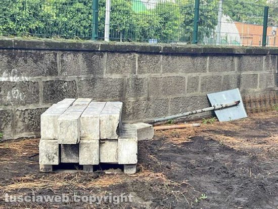 Viterbo - I lavori su viale Francesco Baracca