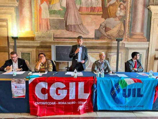 Viterbo - L'iniziativa Cgil e Uil "Per un'Italia libera e giusta"