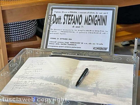 Viterbo - I funerali di Stefano Menghini