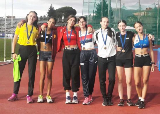 Rieti - Finass Assicurazioni Atletica Viterbo,&nbsp;Matilde Bertini&nbsp;nuova campionessa regionale cadette del salto in alto