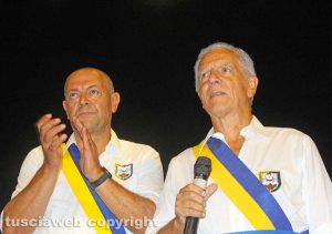 Viterbo - Santa Rosa - Il raduno all'Unione - Aspromonte e Mecarini