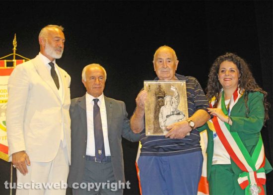 Viterbo - Santa Rosa - Ciuffo e La Rosa - Premiati Fulvio Bentivoglio e Gianni Minello 