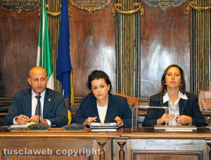 Viterbo - Consiglio comunale - Ciorba, Frontini e Angiani