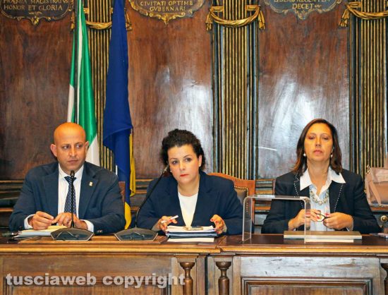 Viterbo - Consiglio comunale - Ciorba, Frontini e Angiani