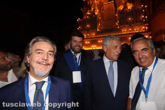 Trasporto della macchina di Santa Rosa - Dies Natalis - Antonio Tajani