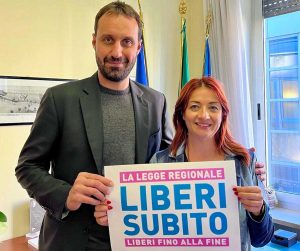 Marietta Tidei con Claudio Marotta