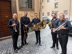 Il quintetto "Orchestra delle cento città"