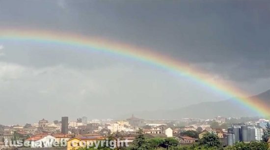 Arcobaleno su Viterbo