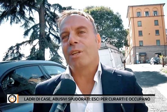 Viterbo - Fuori dal coro (Rete4) a San Faustino - Diego Bacchiocchi (Ater)
