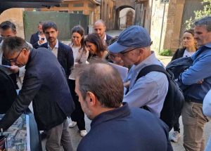 Viterbo - Sopralluogo all'ospedale grande degli infermi