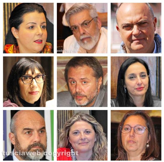 Viterbo - La sindaca Frontini con la giunta dopo il rimpasto