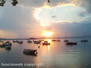 Montefiascone - Lago al tramonto