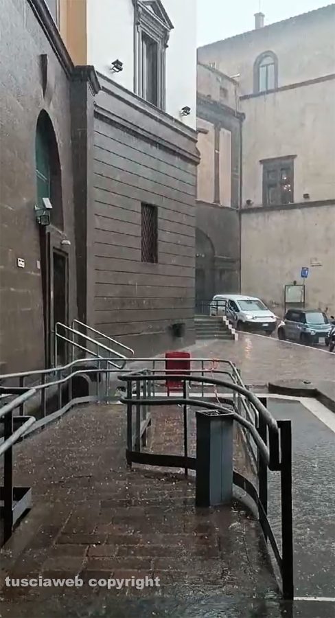 Viterbo - Maltempo, via Ascenzi