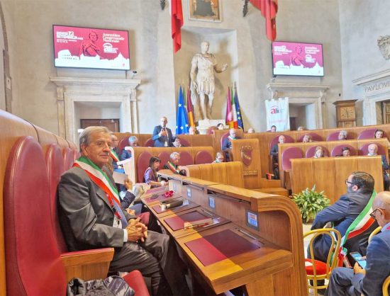 Roma - Il sindaco Pietro Tidei all'assemblea congressuale nazionale di Autonomie locali italiane