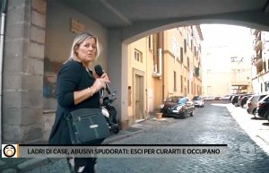 Viterbo - Fuori dal coro (Rete4) a San Faustino - Delia Mauro