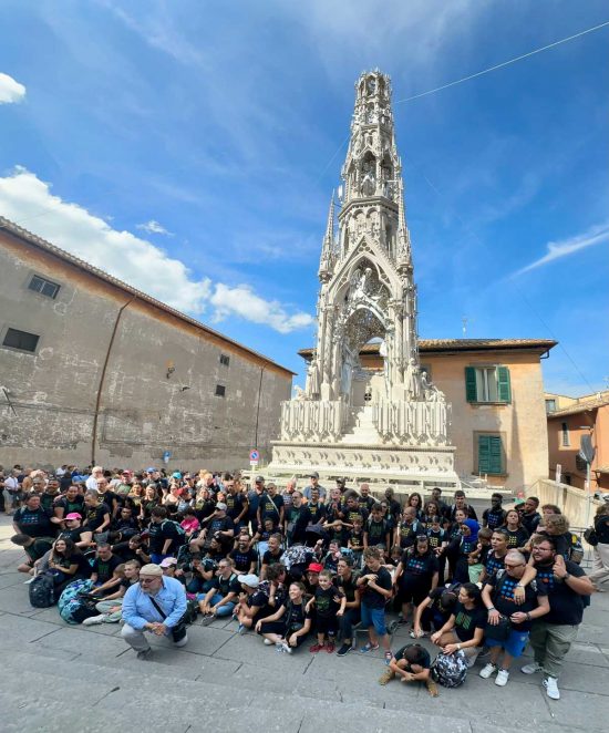 Viterbo - La carovana della legalità sotto Dies Ntalis