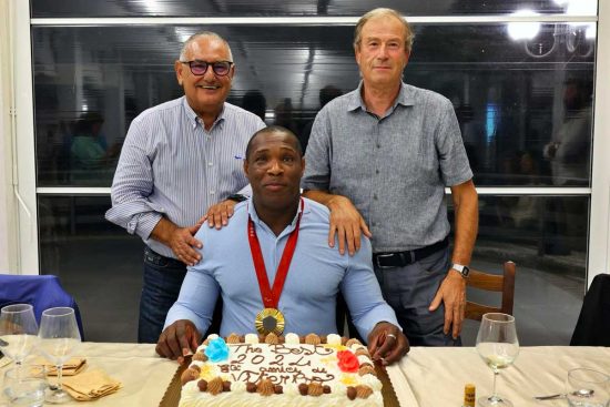 Viterbo - La festa per salutare Oney Tapia