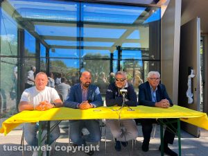 Viterbo - La conferenza stampa della Fc Viterbo a Valle Faul