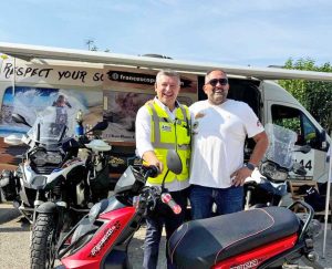 Viterbo - Lo scooter elettrico all'associazione La Moto Terapia