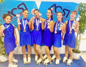 Le atlete della Stella Azzurra a Riccione