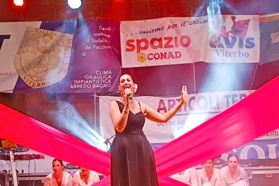 Viterbo - Tutto pronto per Cantando a Santa Rosa