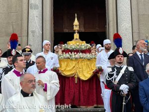 Viterbo - La processione del cuore di Santa Rosa