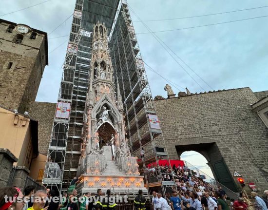 Viterbo - Santa Rosa- Accensione fiaccole Dies Natalis 