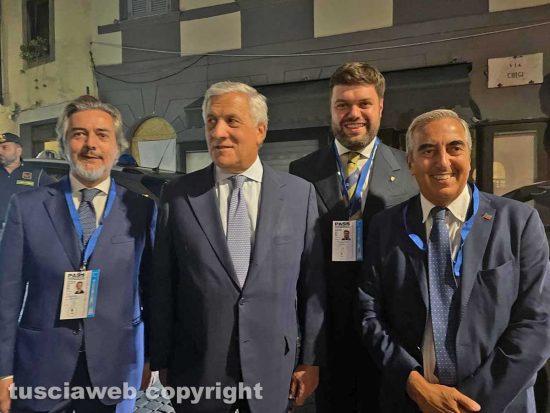 Viterbo - Santa Rosa - Battistoni, Tajani, Romoli e Gasparri