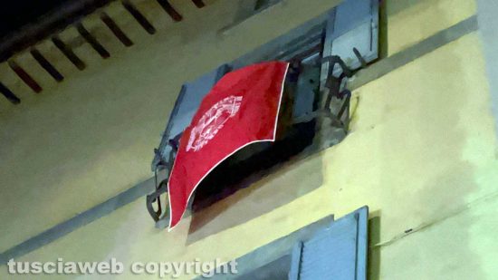 Viterbo - Il balconcino su Corso Italia