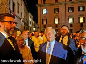 Trasporto della macchina di Santa Rosa - Dies Natalis - Antonio Tajani