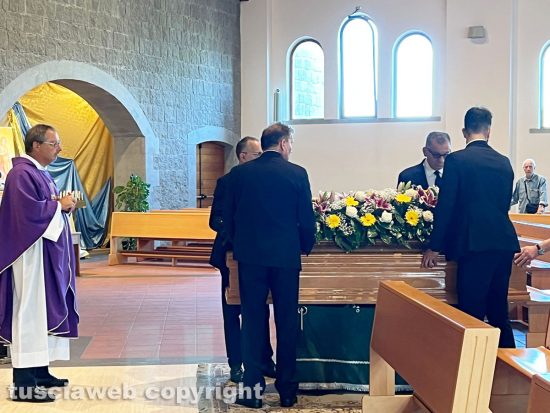 Viterbo - I funerali di Luciano di Marco